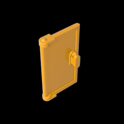 GDS-793 - Door 1 x 2 x 3 with Vertical Handle, New Mold for Tabless Frames
