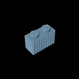 GDS-797 - Brick Special 1 x 2 with Grill