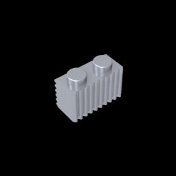 GDS-797 - Brick Special 1 x 2 with Grill