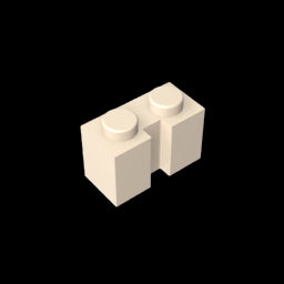 GDS-798 - Brick Special 1 x 2 with Groove