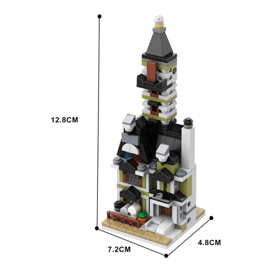 MOC-107172 Mini Modular 10273 Haunted House