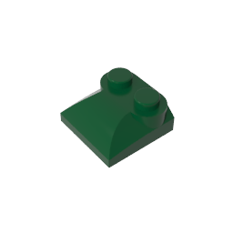 GDS-800 - Brick Curved 2 x 2 x 2/3 Two Studs and Curved Slope End