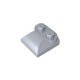 GDS-800 - Brick Curved 2 x 2 x 2/3 Two Studs and Curved Slope End