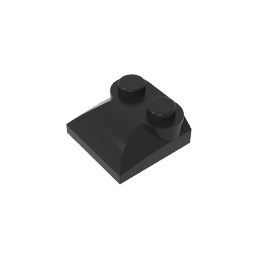 GDS-800 - Brick Curved 2 x 2 x 2/3 Two Studs and Curved Slope End