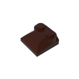 GDS-800 - Brick Curved 2 x 2 x 2/3 Two Studs and Curved Slope End