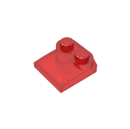 GDS-800 - Brick Curved 2 x 2 x 2/3 Two Studs and Curved Slope End