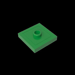 GDS-805 - Plate Special 2 x 2 with Groove and Center Stud (Jumper)