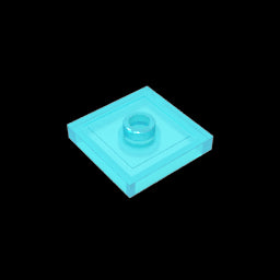 GDS-805 - Plate Special 2 x 2 with Groove and Center Stud (Jumper)