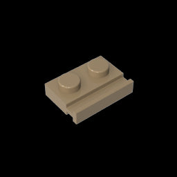 GDS-806 - Plate Special 1 x 2 with Door Rail