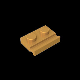 GDS-806 - Plate Special 1 x 2 with Door Rail