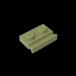 GDS-806 - Plate Special 1 x 2 with Door Rail