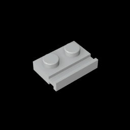 GDS-806 - Plate Special 1 x 2 with Door Rail