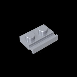 GDS-806 - Plate Special 1 x 2 with Door Rail