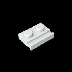 GDS-806 - Plate Special 1 x 2 with Door Rail