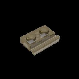 GDS-806 - Plate Special 1 x 2 with Door Rail