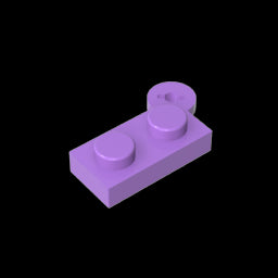 GDS-808 - Hinge Plate 1 x 4 Swivel Top