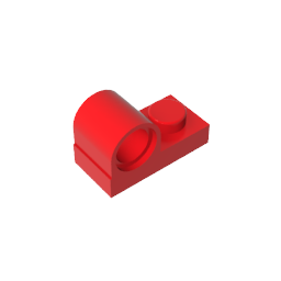 GDS-811 - Plate Special 1 x 2 with Pin Hole on Top