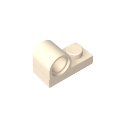 GDS-811 - Plate Special 1 x 2 with Pin Hole on Top