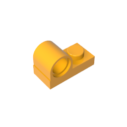 GDS-811 - Plate Special 1 x 2 with Pin Hole on Top