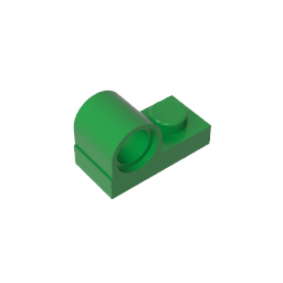 GDS-811 - Plate Special 1 x 2 with Pin Hole on Top