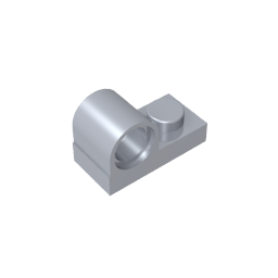 GDS-811 - Plate Special 1 x 2 with Pin Hole on Top