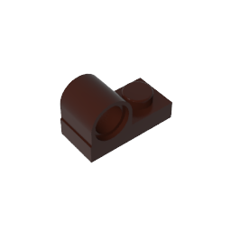 GDS-811 - Plate Special 1 x 2 with Pin Hole on Top