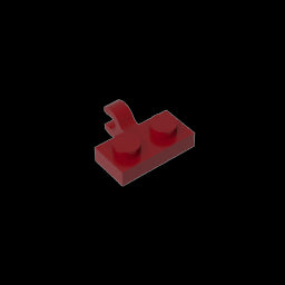 GDS-815 - Plate Special 1 x 2 with Clip Horizontal on Side