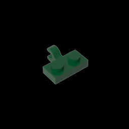 GDS-815 - Plate Special 1 x 2 with Clip Horizontal on Side