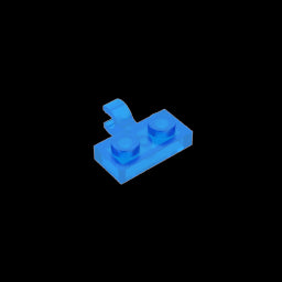 GDS-815 - Plate Special 1 x 2 with Clip Horizontal on Side