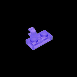 GDS-815 - Plate Special 1 x 2 with Clip Horizontal on Side