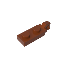 GDS-820 - Hinge Plate 1 x 2 Locking with 1 Finger On End, without Groove