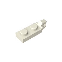 GDS-820 - Hinge Plate 1 x 2 Locking with 1 Finger On End, without Groove