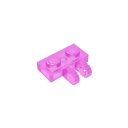 GDS-823 - Hinge Plate 1 x 2 Locking with 2 Fingers on Side, 9 Teeth