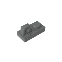 GDS-824 - Hinge Plate 1 x 2 Locking with 1 Finger On Top