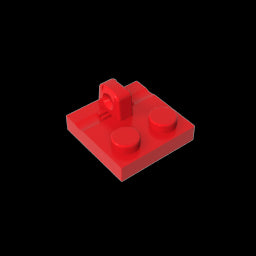 GDS-825 - Hinge Plate 2 x 2 Locking with 1 Finger on Top