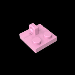 GDS-825 - Hinge Plate 2 x 2 Locking with 1 Finger on Top