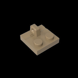 GDS-825 - Hinge Plate 2 x 2 Locking with 1 Finger on Top