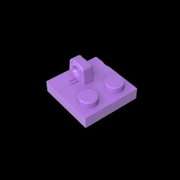 GDS-825 - Hinge Plate 2 x 2 Locking with 1 Finger on Top
