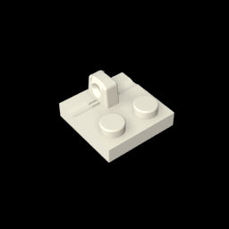 GDS-825 - Hinge Plate 2 x 2 Locking with 1 Finger on Top