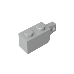 GDS-826 - Hinge Brick 1 x 2 Locking with 1 Finger Vertical End