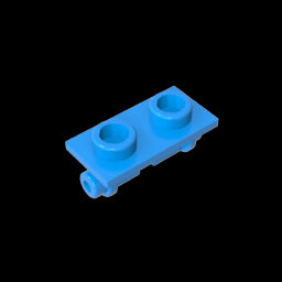 GDS-828 - Hinge Brick 1 x 2 Top Plate Thin