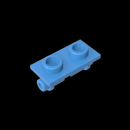 GDS-828 - Hinge Brick 1 x 2 Top Plate Thin