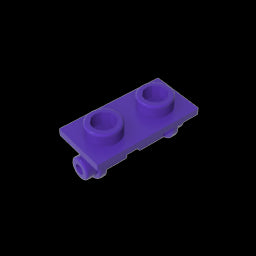 GDS-828 - Hinge Brick 1 x 2 Top Plate Thin