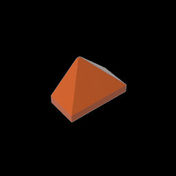 GDS-834 - Slope 45 Degrees 2 x 1 Triple with Inside Stud Holder