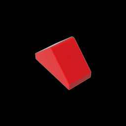 GDS-835 - Slope 45 Degrees 2 x 1 Double with Ovoid Bottom Pin