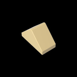 GDS-835 - Slope 45 Degrees 2 x 1 Double with Ovoid Bottom Pin