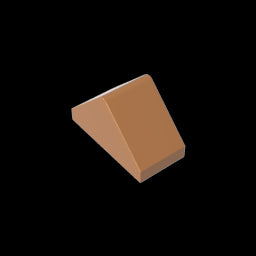 GDS-835 - Slope 45 Degrees 2 x 1 Double with Ovoid Bottom Pin