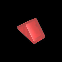 GDS-835 - Slope 45 Degrees 2 x 1 Double with Ovoid Bottom Pin