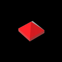 GDS-837 - Slope 45 Degrees 1 x 1 x 2/3 Quadruple Convex