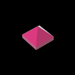 GDS-837 - Slope 45 Degrees 1 x 1 x 2/3 Quadruple Convex